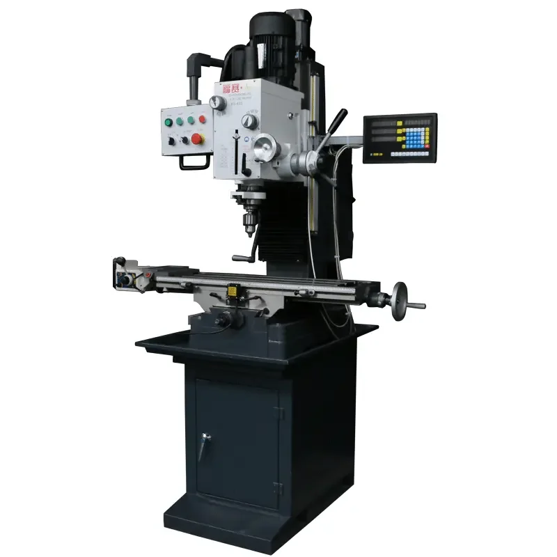 FuSai 1500W FS-45S 3-Axis Metal Digital Readout Vertical Bench Drilling and Milling Machine