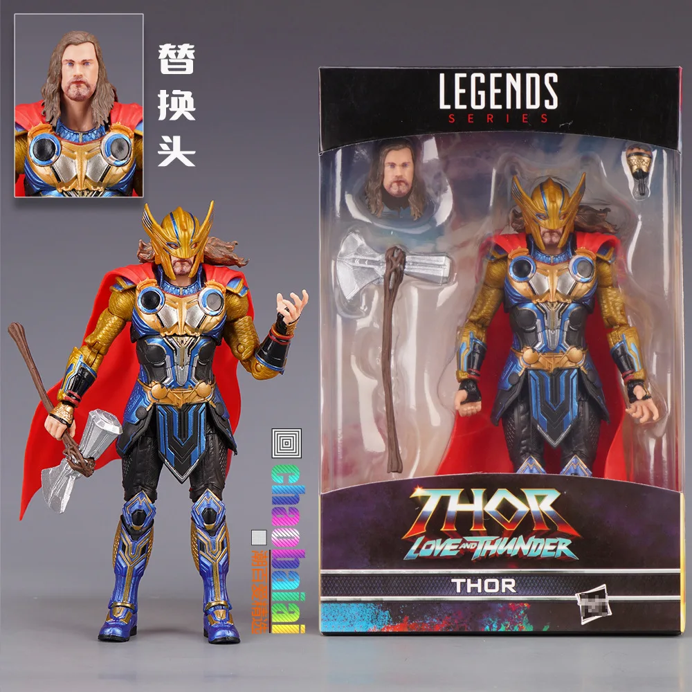 Avengers Legends Toy Thor Action Figure Thor Love and Thunder Figura Lady Jane Foster Articulated Joints Model Kids Gifts