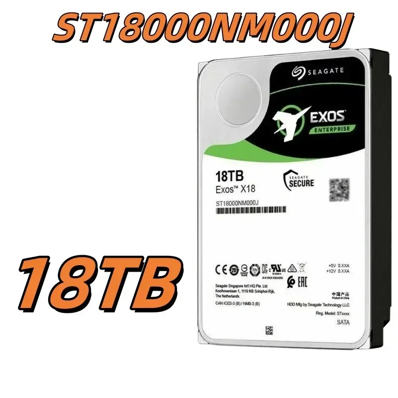 Seagate 다리미 Wolf Pro Exos용 NAS 하드 드라이브, SATA3, 18TB, 16TB, 14TB, 10TB, 8TB, 6TB, 4TB, 2TB, 3.5 인치, 6 GB/s, 7200RPM