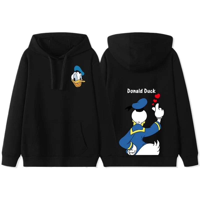 Anime Cartoon Mickey Mouse Disney Donald Duck Daisy Duck Couple Hooded Hoodie kids men women Coat hoodie sweatshirt Pullover top