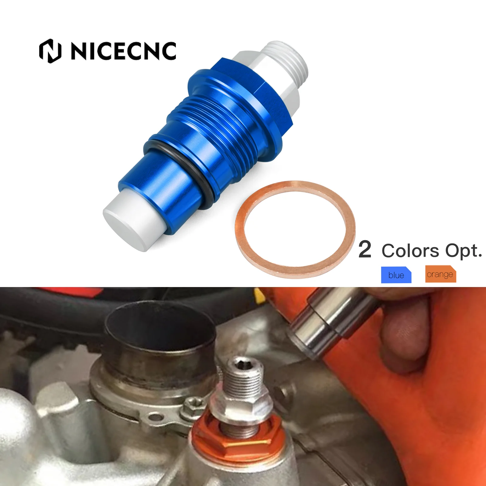 

NiceCNC For Husqvarna FE 250 FE 350 FC 250 350 2014-2022 Chain Timing Cam Shaft Drive Tensioner For KTM EXC-F 250 350 2023