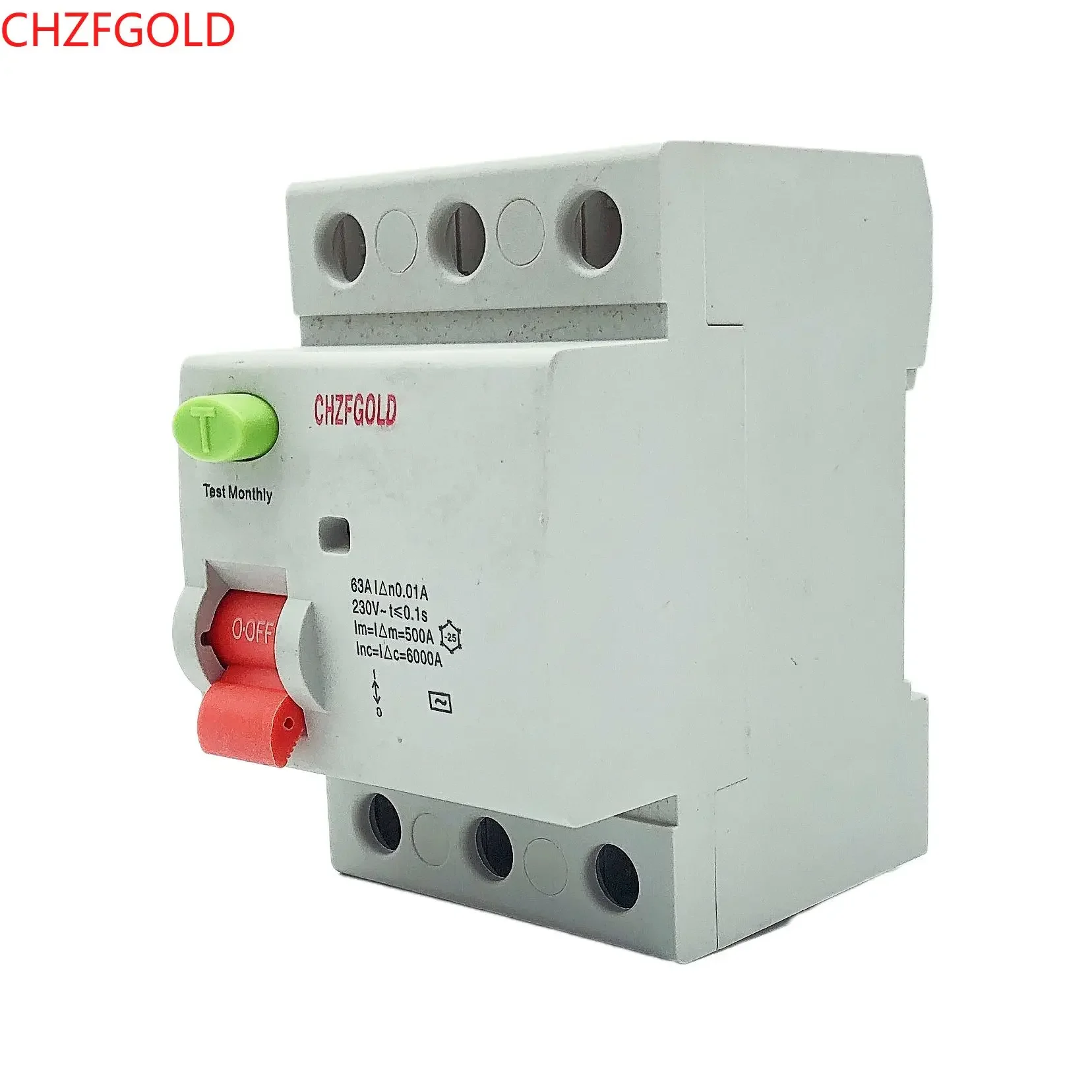 B A ACType RCCB Fehlerstromschutzschalter DC ELCB 3P 40Amp 30mA Typ B 10KA RCD für Solar-PV