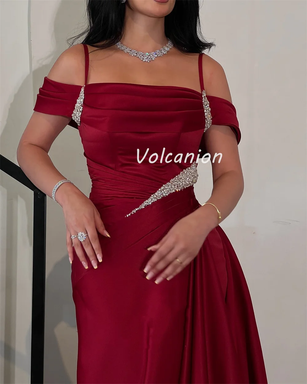 Изысканные шармезные стразы с блестками и бисером по индивидуальному заказу, прямые длинные платья с открытыми плечами, платья для особых случаев на заказ