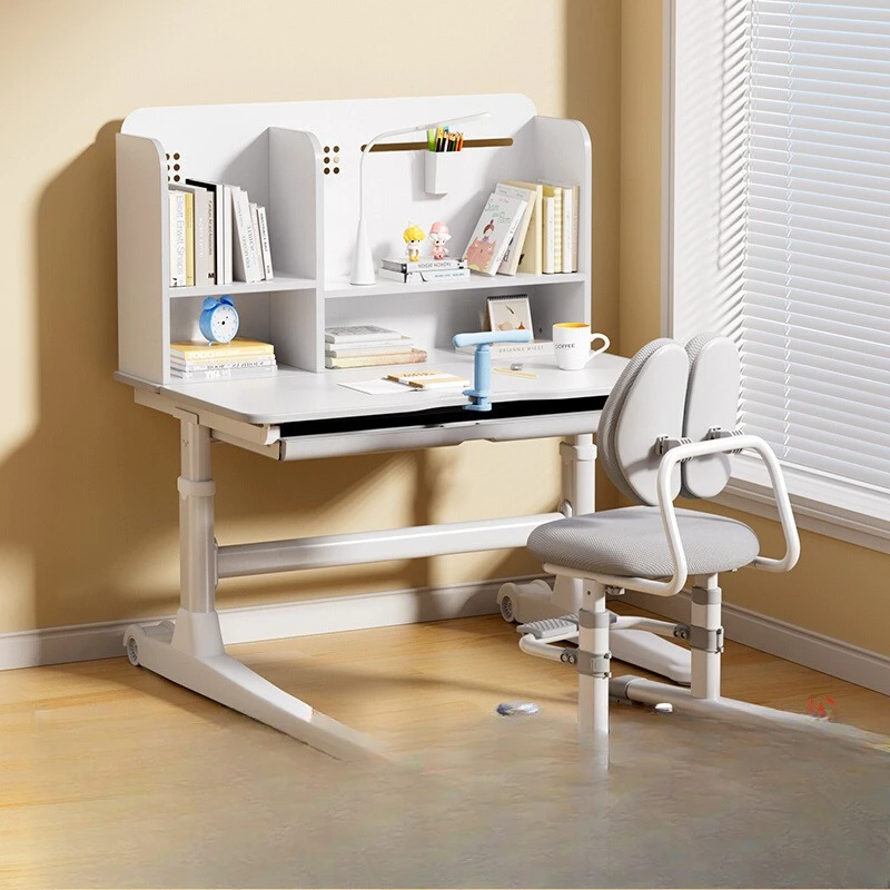 

Children's study table Primary school students' writing homework desk Lifting