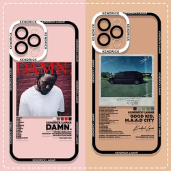 Kendrick Lamar Minimalist Poster Phone Case for Samsung Galaxy S25 S24 S23 S22 Plus S21 S20 FE Note 20 Ultra Covers Clear Fundas
