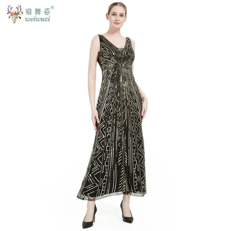 فستان صيفي مثير عتيق بدون ظهر ماكسي ترتر شبكي فستان صيفي نسائي أنيق لحفلات الزفاف الفاخرة والحفلات الراقصة المسائية فساتين طويلة