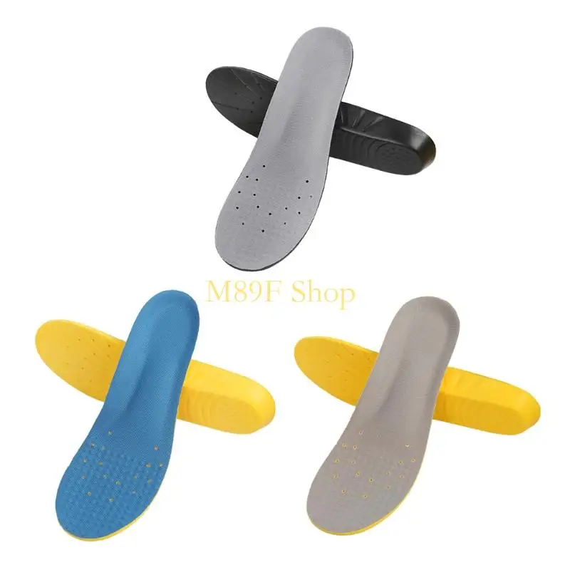 M89F Memory Foam Plantar Fasciitis Insoles Shoe Inserts for Women Men Shock Absorption Running Comfort Work Boot