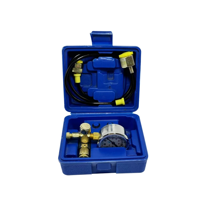 

Hydraulic pressure gauge for excavator accessories