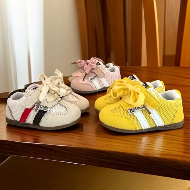 

Children's Mesh Casual Shoes Summer Autumn New Style Girls' Fashion Retro Sports Boys' Breathable Lightweight Running Shoes