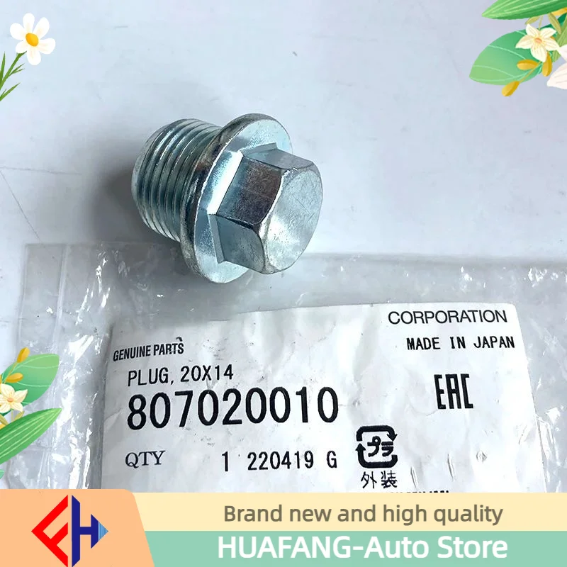 Original brandneue Original-Ablaufschraube für Motorölwanne 807020010, für Legacy Impreza Brz Forester Outback Xv 1985–2020
