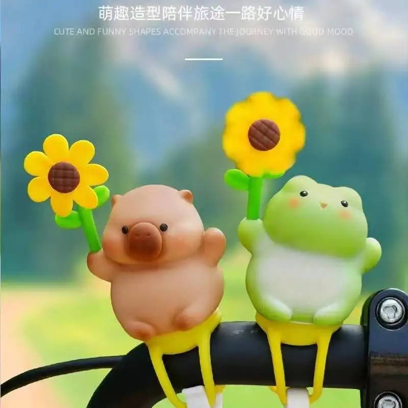 

Cute cartoon electric car decorative small windmill electric car accessory that can rotate.