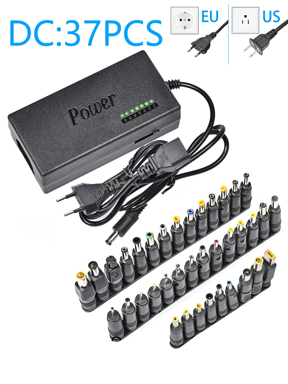 96W Universele AC Laptop Power Adapter 12V 15V 16V 18V 19V 4.5A 20V 24V Oplader Draagbare Voor Asus Acer Sony Lenovo Dell Hp MSI