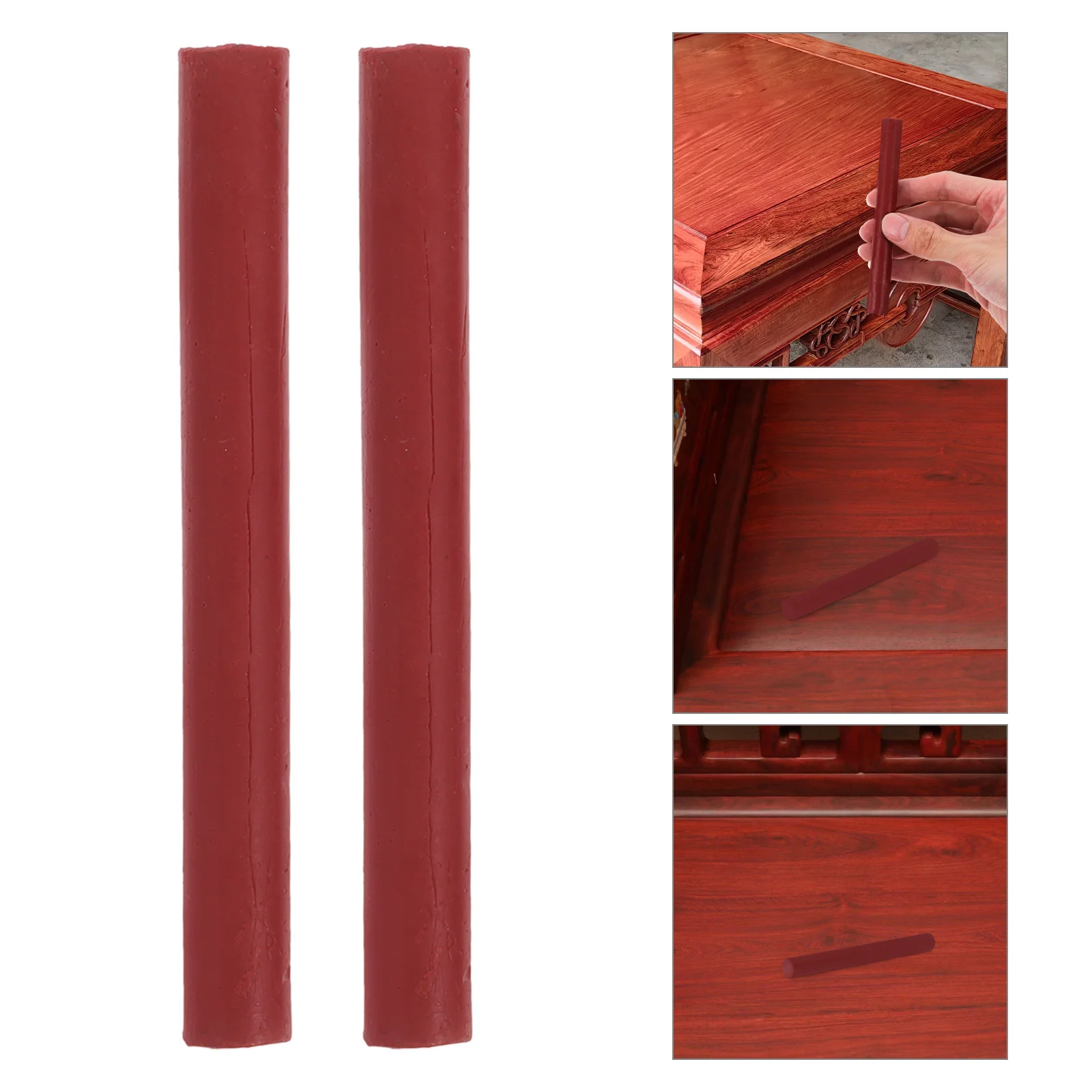 

2Pcs Furniture Marker Wax Sticks for Wood Repair Easy to Apply Longlasting Adhesion for Various Surfaces Furniture Marker