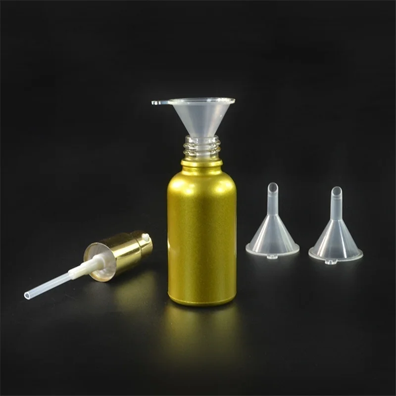 

Travel Toiletry Bottles Set Reusable Leak-Proof Refillable Containers with Funnel & Caps, Portable Travel Size Bottles