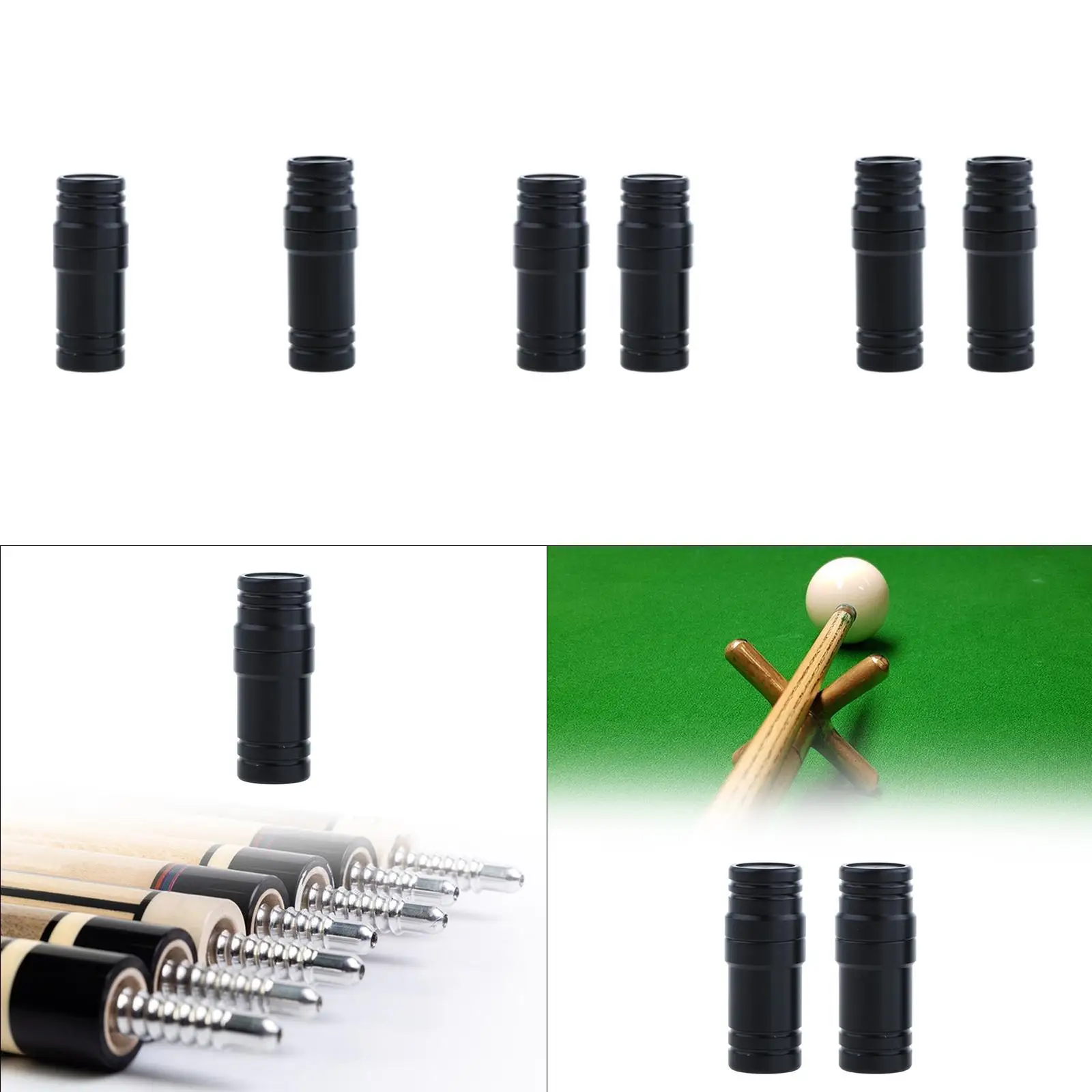 

Joint Protector Pool Cue PVC Steel Billiard Stick Tip Care Tool for Cue Maintenance and Billiard Equipment