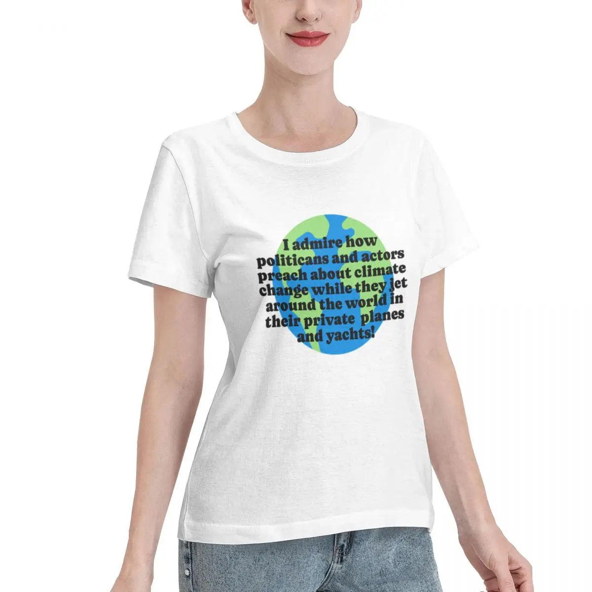 Trending Now Politicians And Actors Are Hypocrites Women's T-shirt French Chic Female Casual Tshirt