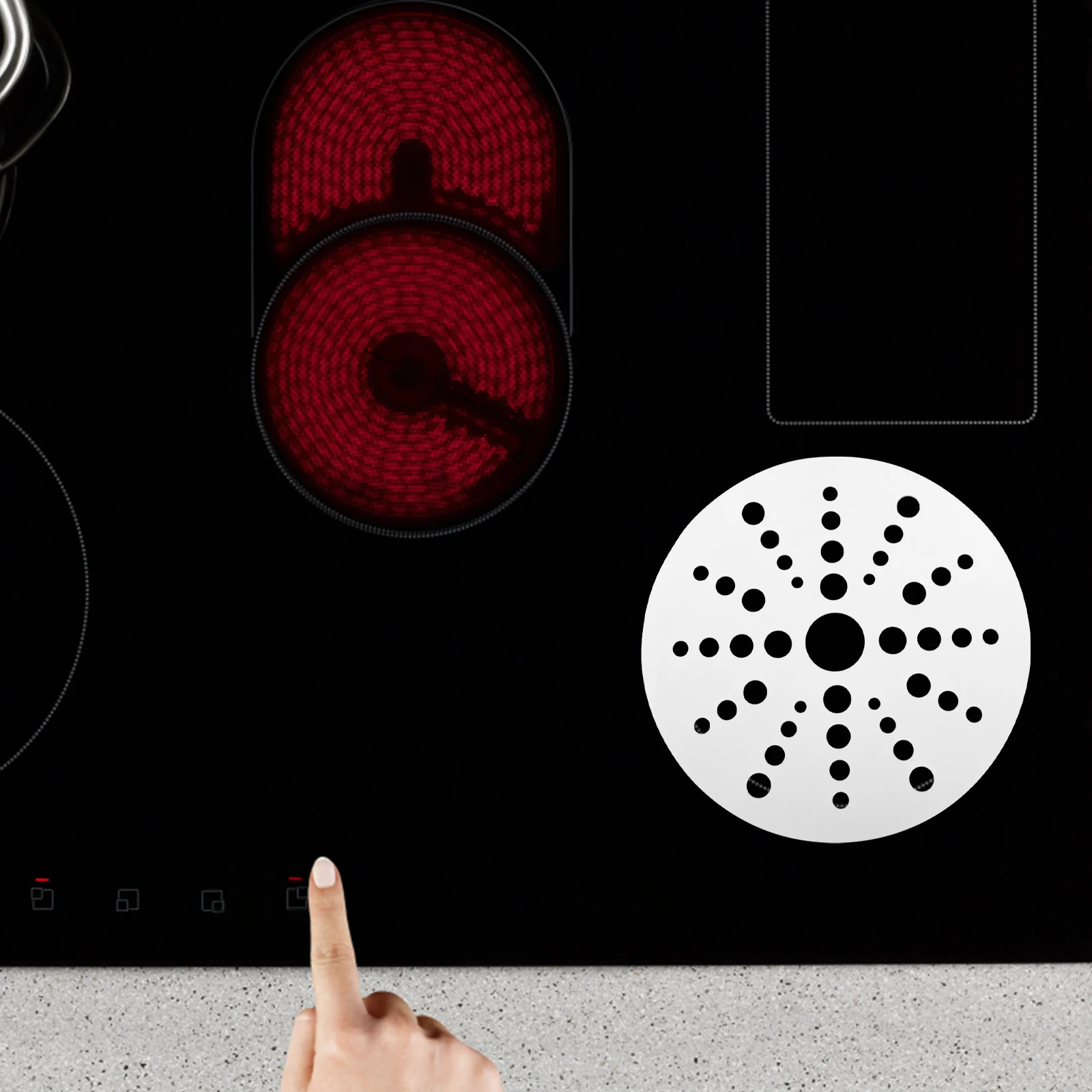 

1pcs Stainless Steel Heat Diffuser Plate For Induction Cooktops Kitchen Cookware Thermal Conducting Sheet Household Gadget