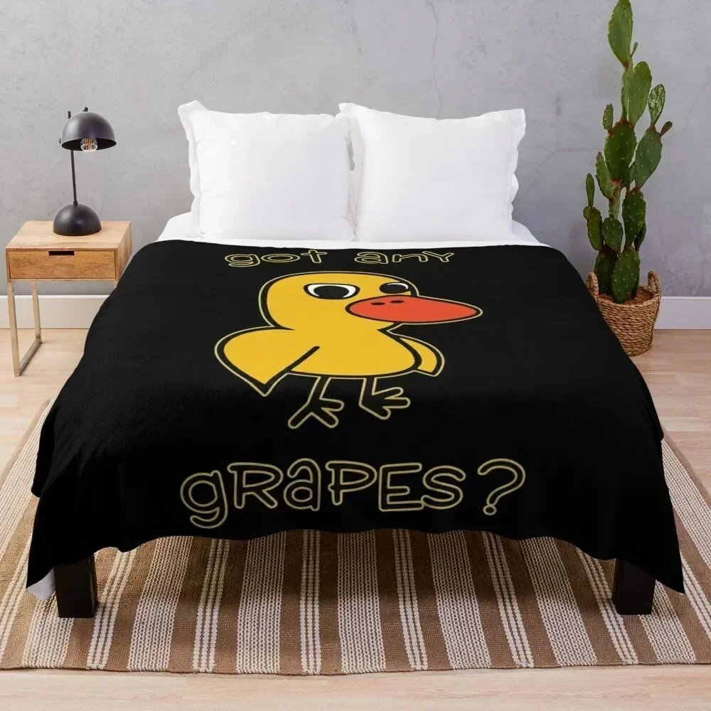 

Got Any Grapes Throw Blanket Fade Resistant Durable Throw Blanket