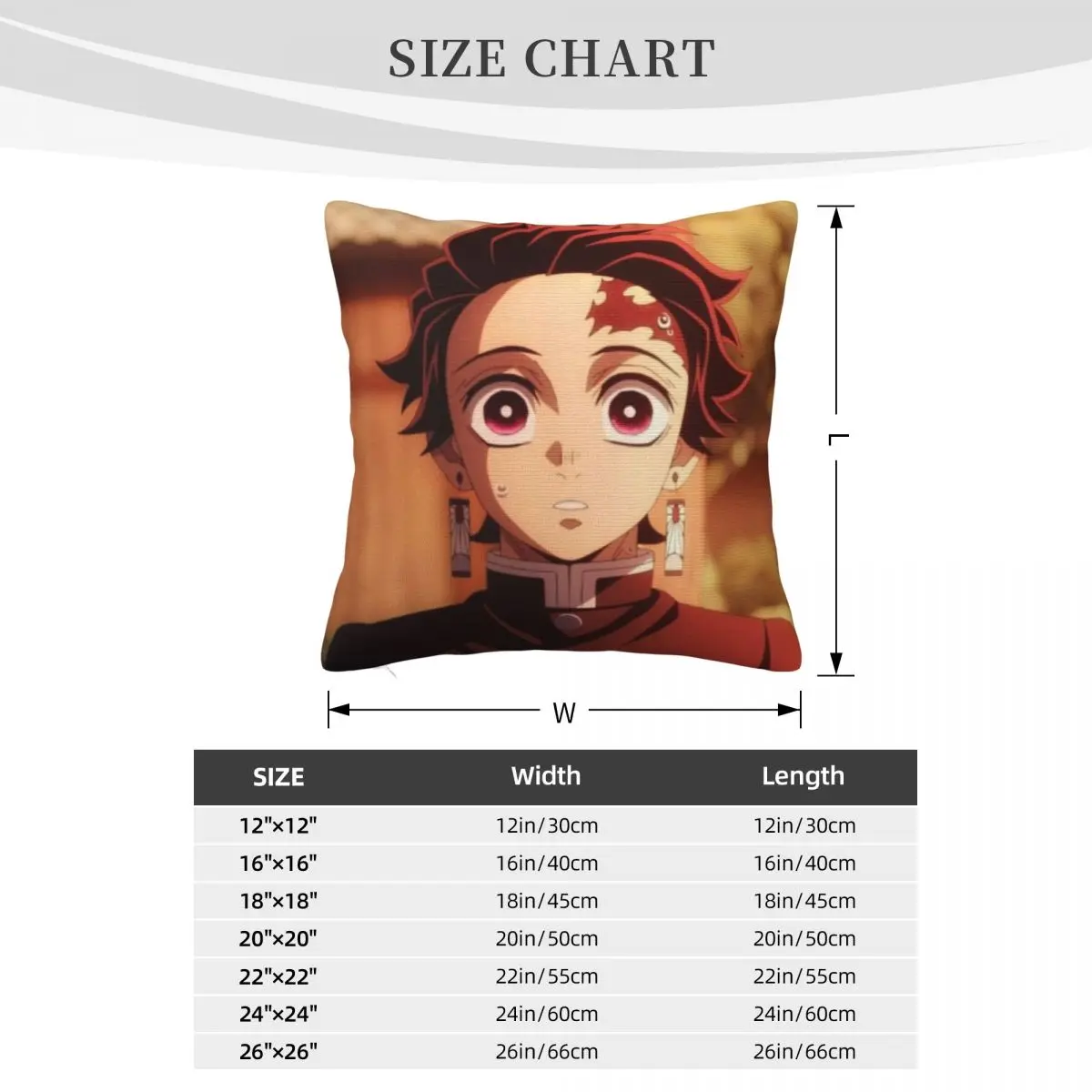 شيطان القاتل 000842 غطاء أريكة وسادة تغطي غطاء وسادة أريكة Dakimakura كيس وسادة غطاء وسادة