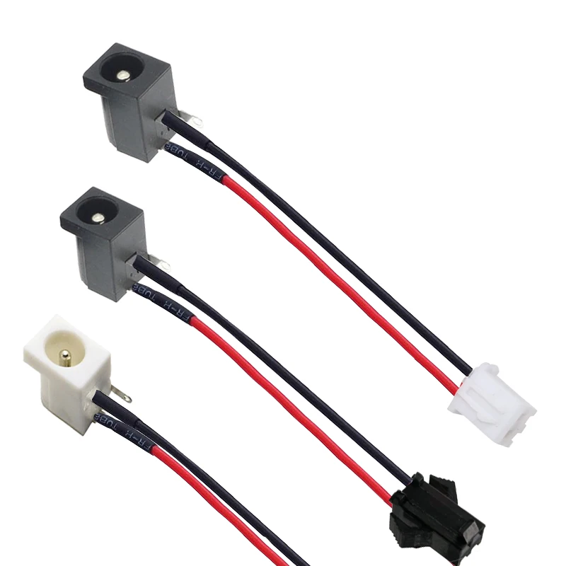 10PCS Dc-005 DC power socket Charging female socket 5.5 x 2.1/2.5MM power port conversion terminal cable