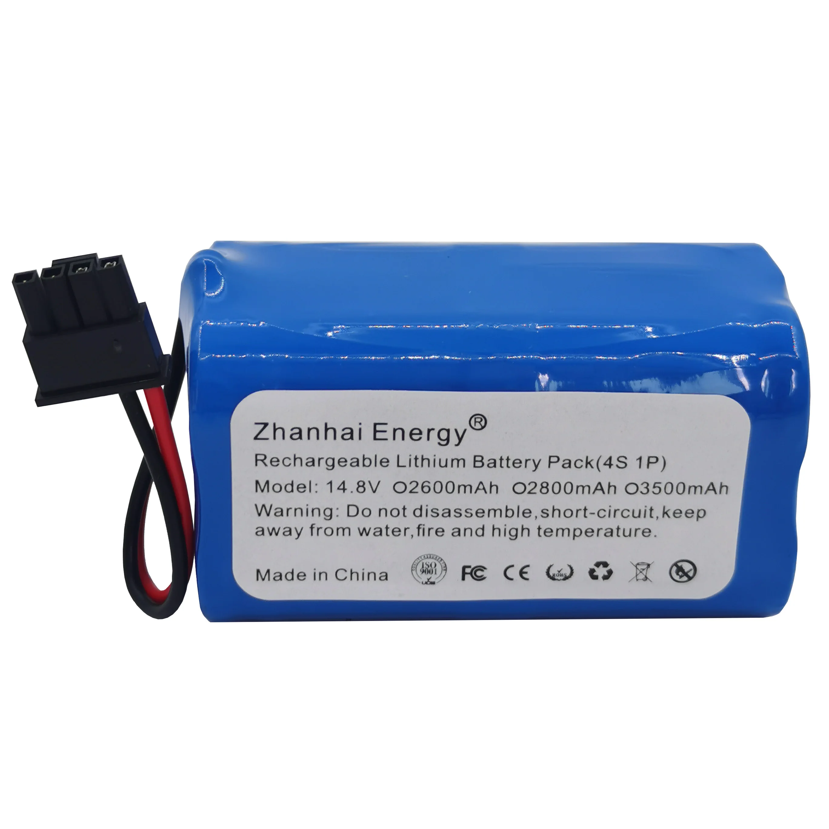 14.4V 14.8V 3500mAh 2800mAh 2600mAh 18650 Li-ion Rechargeable Battery Pack For Sweeping Robot Ecovacs CEN540 Magic Mirror S New