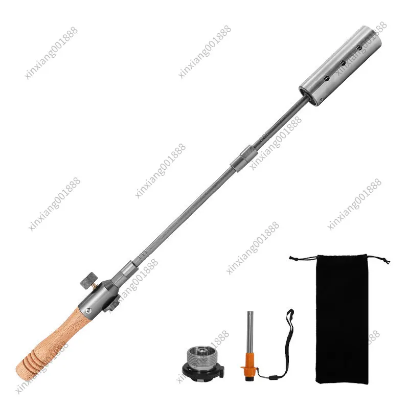 For Extended Stainless Steel Torch Camping BBQ Igniter Detachable Straight Handle Burner