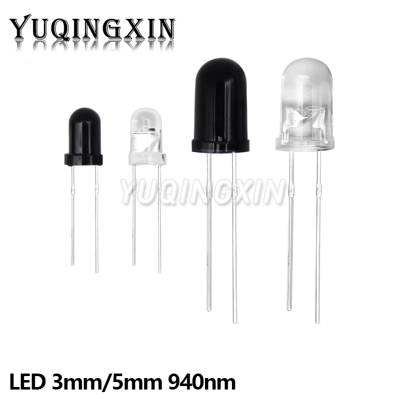 10pairs 3mm 5mm 940nm LED Infrared Emitter and IR Receiver Diode 301A for arduino