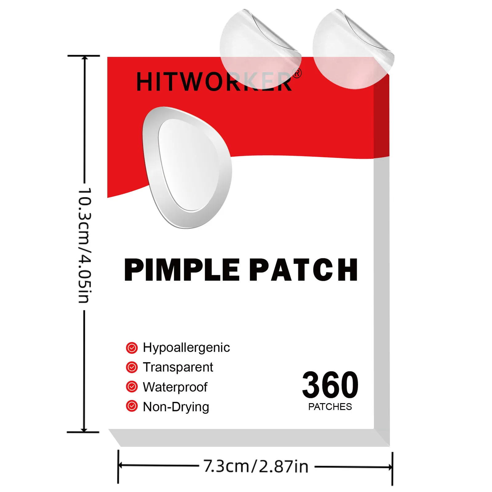 Hydrocolloid acne patch facial cleansing care essence, tool accessory, invisible and waterproof, suitable for all skin types