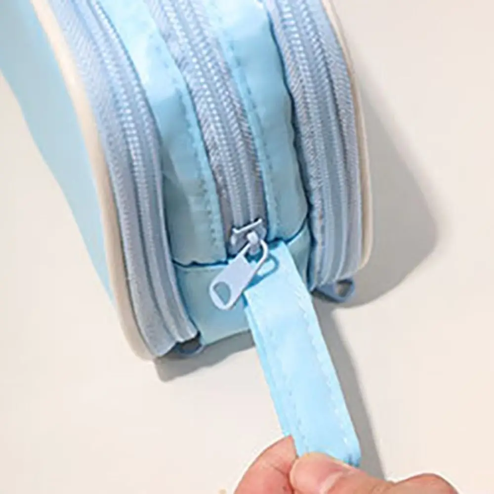 Брядостойкая двусторонняя сумка для ручек, легкая большая вместительная сумка для хранения канцелярских принадлежностей, холщовая ручная сумка-органайзер для ручек, подарок