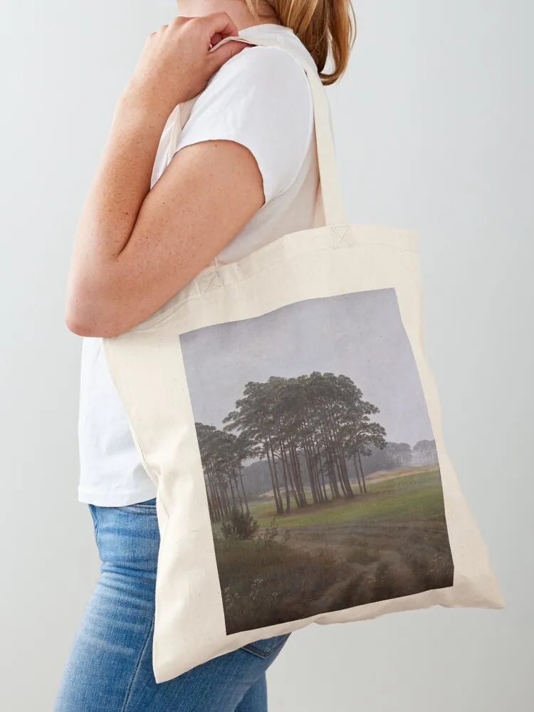 

Caspar David Friedrich - The Times of Day - The Midday Tote Bag Shopper bag bag for beach tote bags men Custom