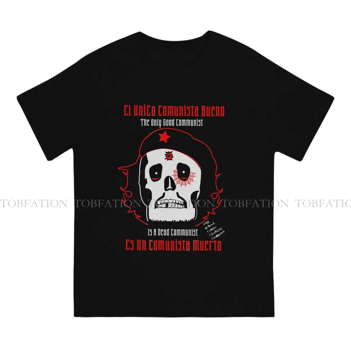 Dead Che Anti Commie TSh Che Guevara Tshirt Alternative Punk T shirt Streetwear Homme Pure Cotton Fashion Tees Tops