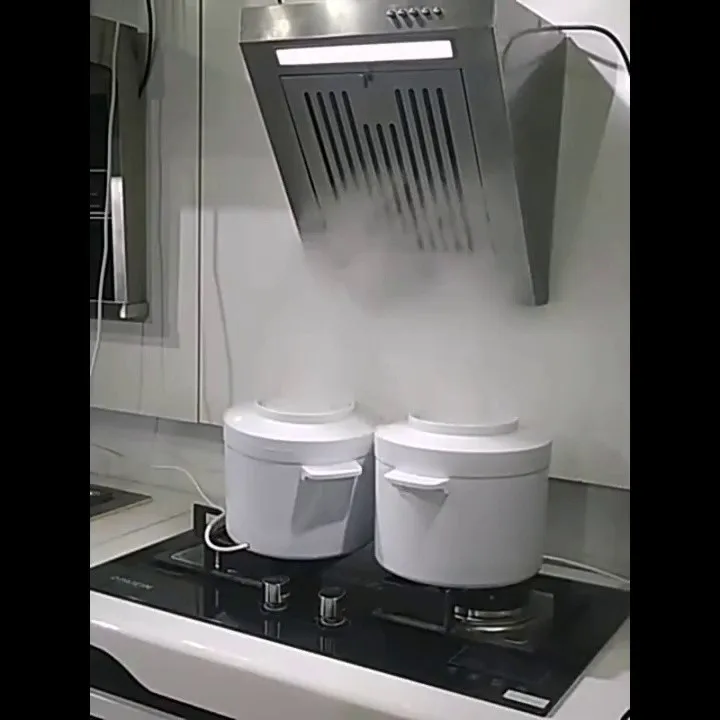 Hotte de cuisine innovante de petite taille, aspiration puissante pour un retrait simple et facile de la fporcelaine d'huile, 220V