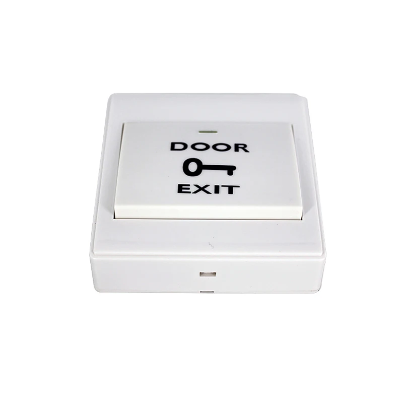Wall Push Button Flush Mounted Not Waterproof Wired Release Switch for Automatic Gate Opener, Door Access Control System