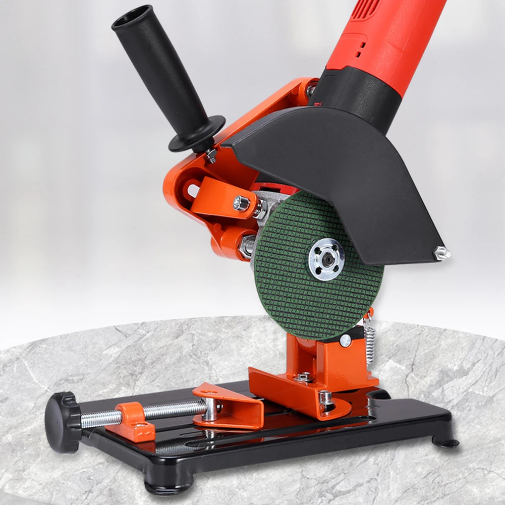 Orange Angle Grinder Stand Angle Grinder Stand Stable Support Stand Robust Swivel Joint Versatile Material Compatibility