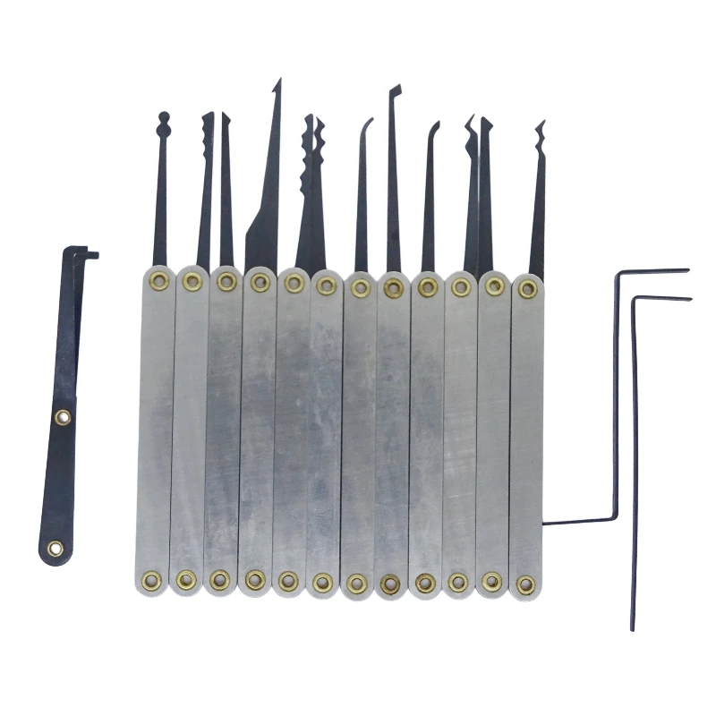 GOSO HUK 17pc Professional Lock Pick Set with Training Padlock Locksmith Tool Kit for Car Door Home Practice - view 2