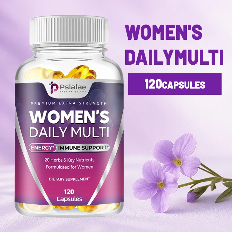 

Women's Daily Multi Capsules - Daily Multivitamin To Support Bone Health, Enhances Cellular Energy and Immune Health