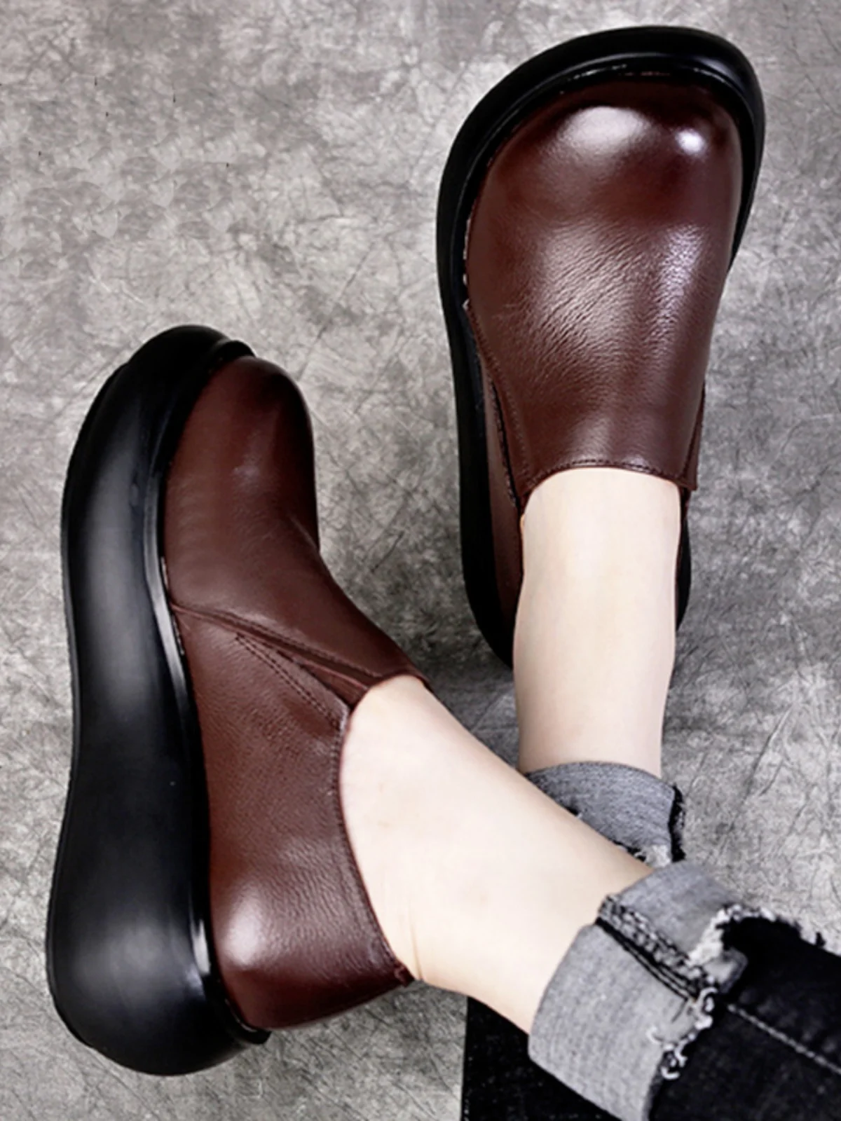 gooses-decontractees-a-plateforme-en-cuir-pur-pour-femmes-coupe-ample-talon-plat-bout-rond-usage-quotidien-mocassins-confortables-a-enfiler