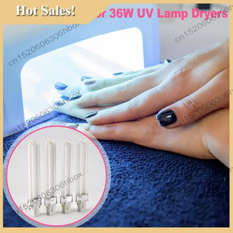 

-HOPE 4 X 9W Nail UV Light Bulb Tube Replacement For 36W UV Curing Lamp Dryer
