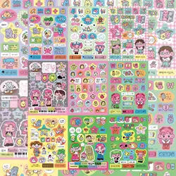 Korean Style Cute Girl Daily Character Stickers DIY