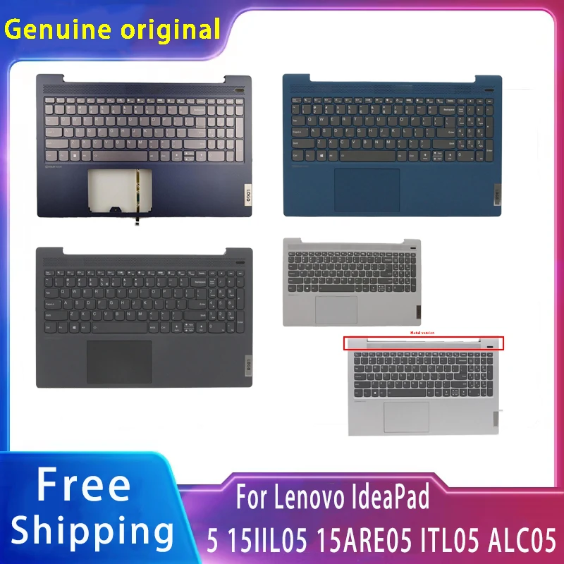 New For Lenovo IdeaPad 5 15IIL05 15ARE05 15ITL05 ALC05;Replacemen Laptop Accessories US Keyboard Plastic or Metal version