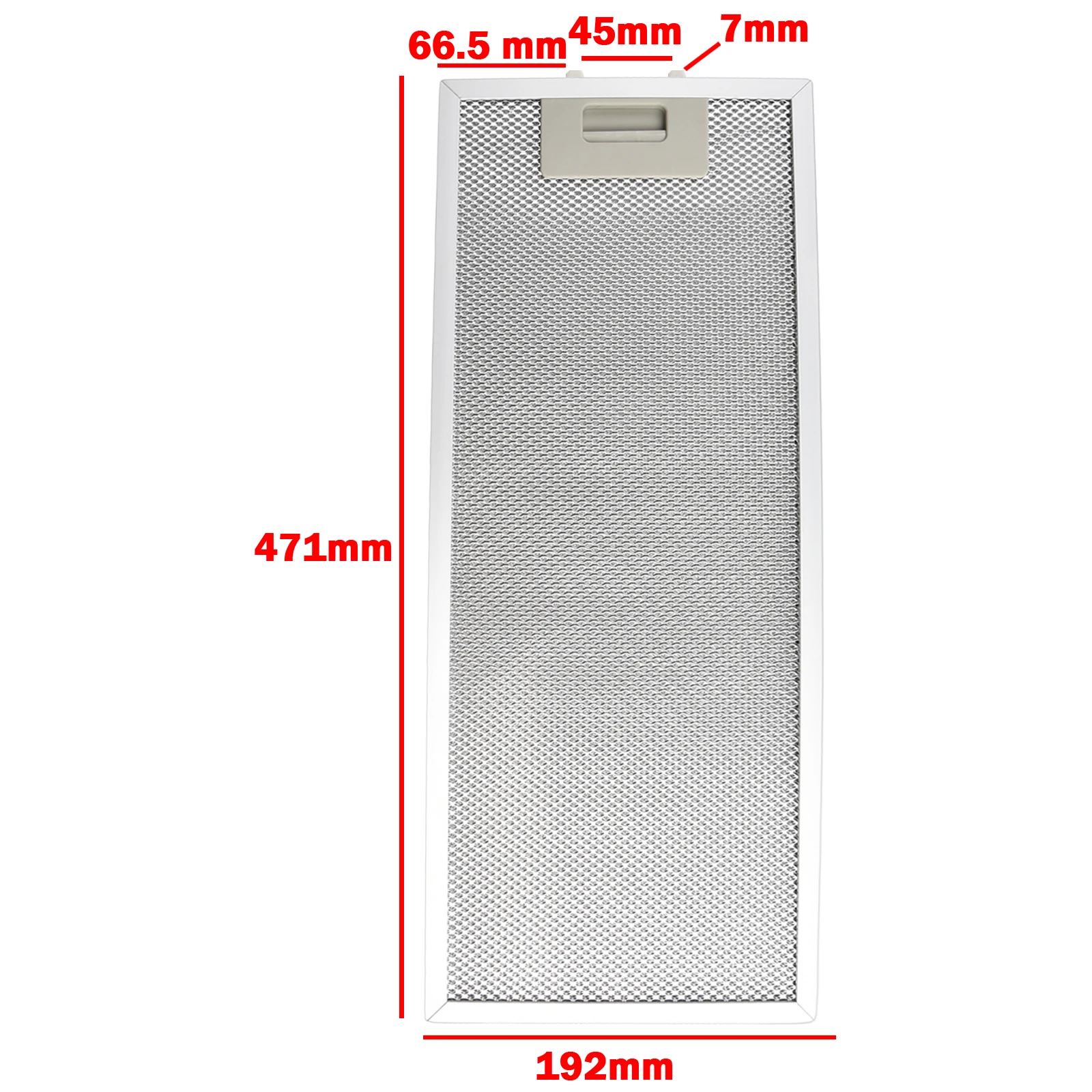 Household Kitchen Metal Mesh Hood Accessories 192mmx470mmx9mm 5 Layers Silver Kitchen Supplies Stainless Steel