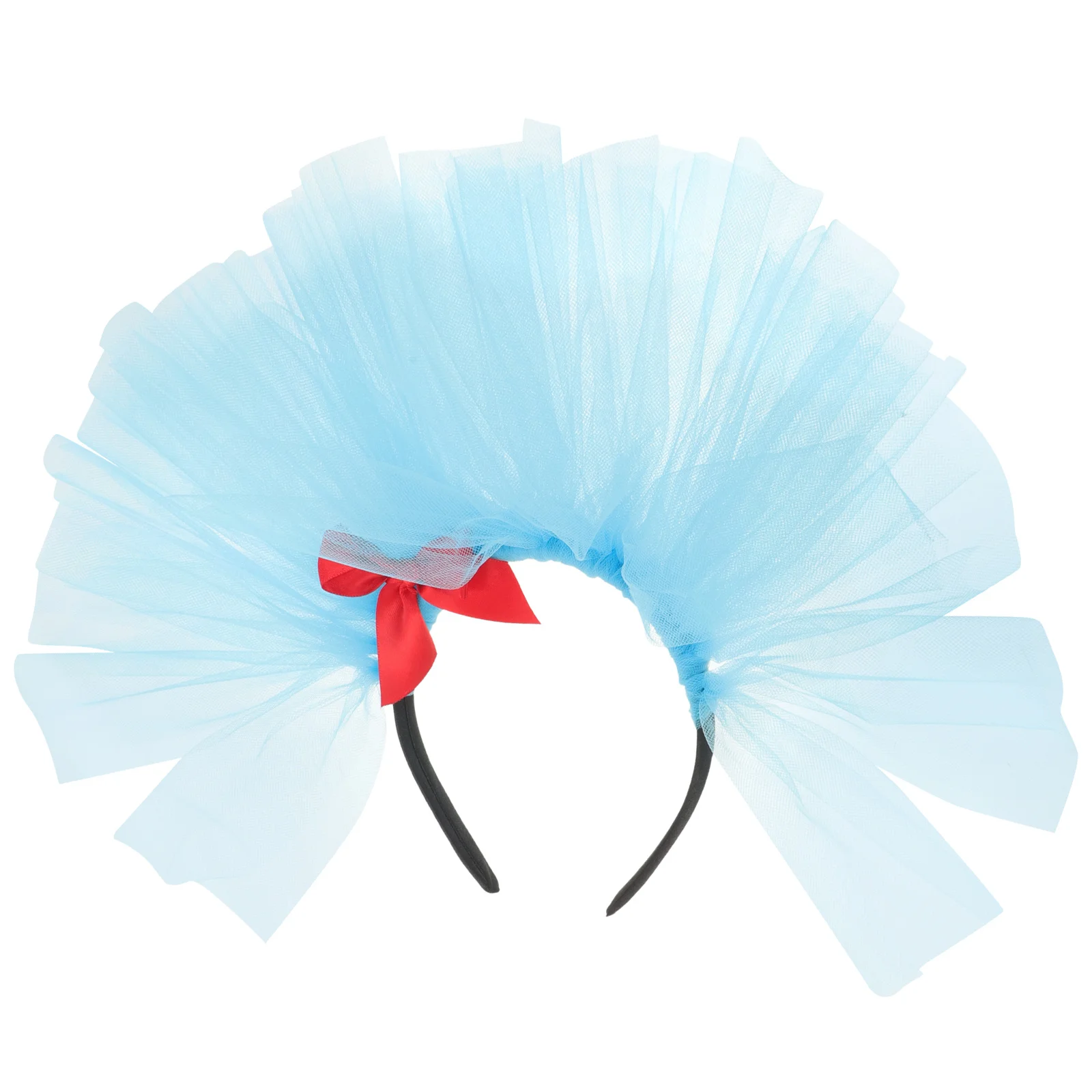 

Valentines Day Headband with Mesh Veil Romantic Party Headwear for Women Girls Festival Photo Prop Stylish Appearance