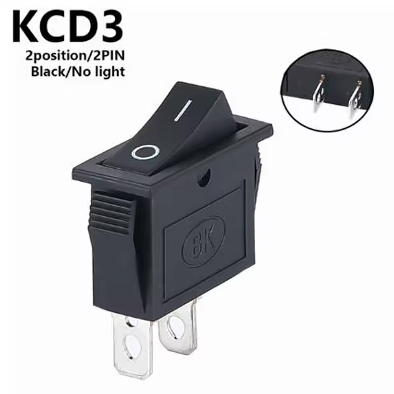 1PCS KCD3 Rocker Switch ON-OFF ON-OFF-ON 2 Position 3Pins Electrical equipment With Light Power Switch 16A 250V / 20A 125V AC - Image 15