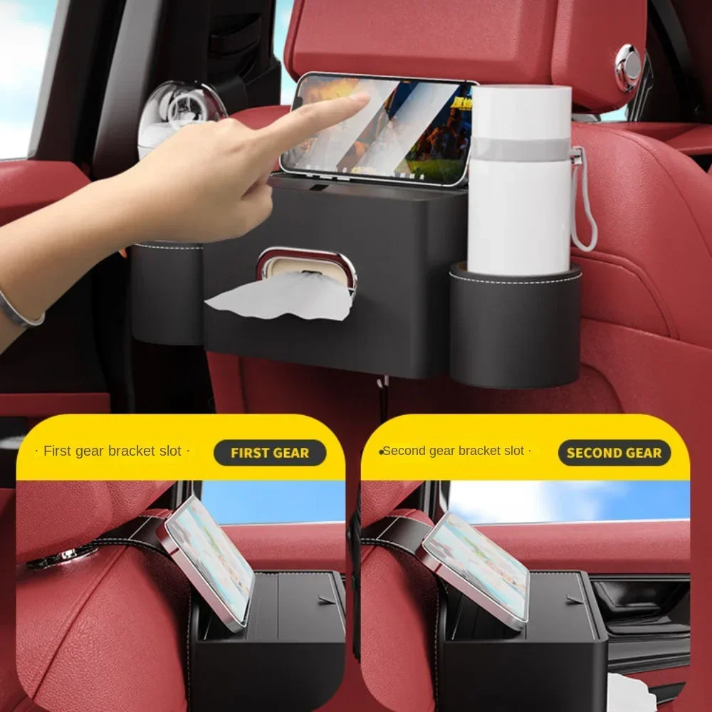 For Ford Focus Car Seatback Multi-Functional Storage Box Car Seat Back Storage Rack Car Seat Rear Tissue Box Organizer