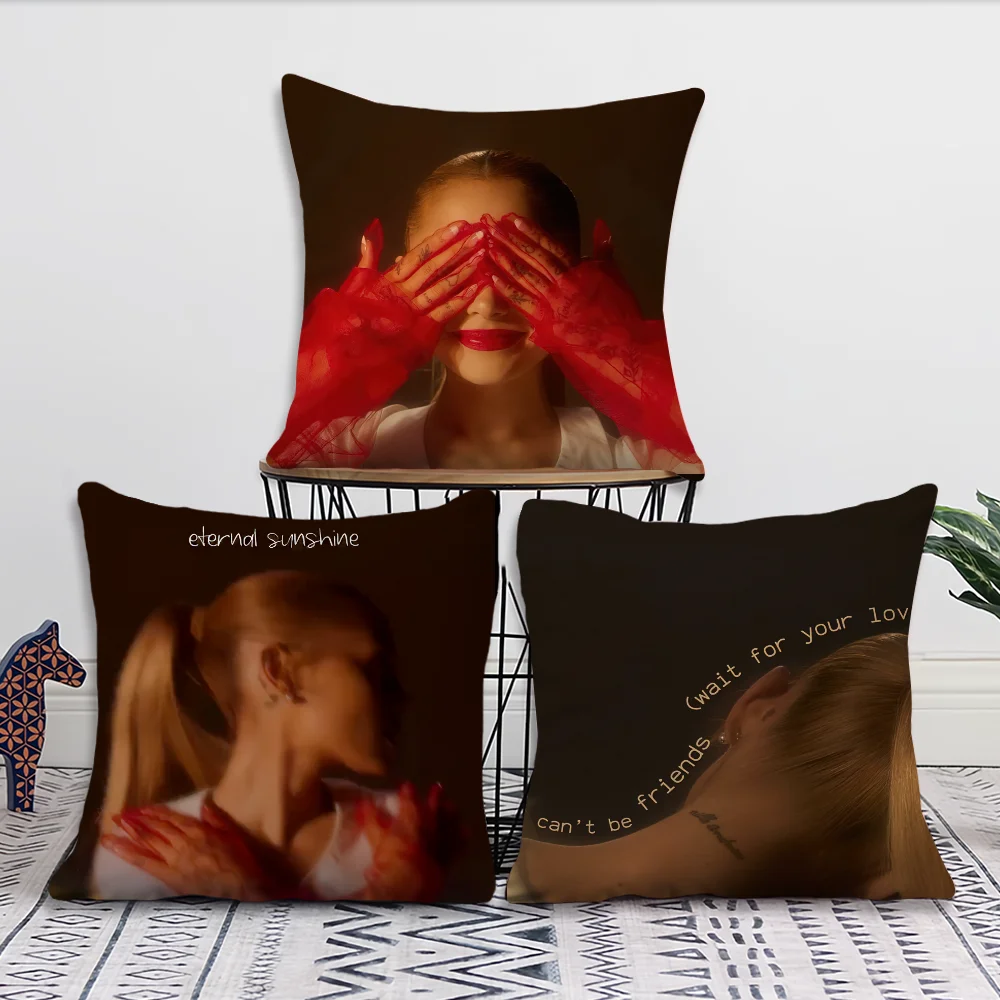 Singer Ariana GrandeS pillow cover Sofa living Printing Decoration Room Home Office Coffee Shop Car Nordic Simplicity Cover