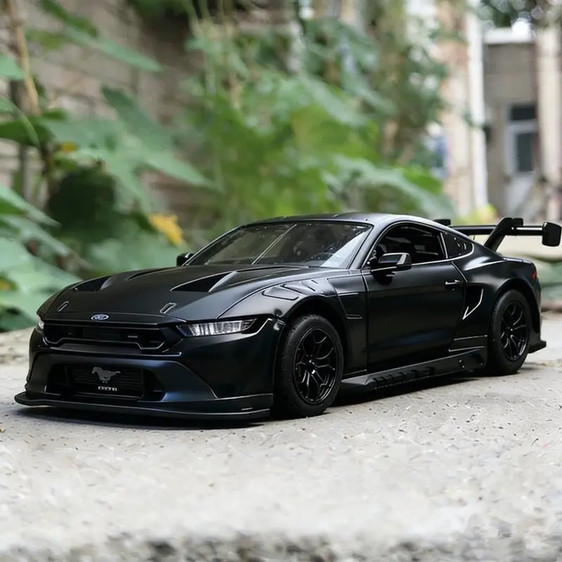

1:42 Mustang GT3 модель спортивного автомобиля из сплава с мышцами, литая под давлением металлическая гусеничная гоночная машина, модель автомобиля, высокая имитация, детская игрушка в подарок