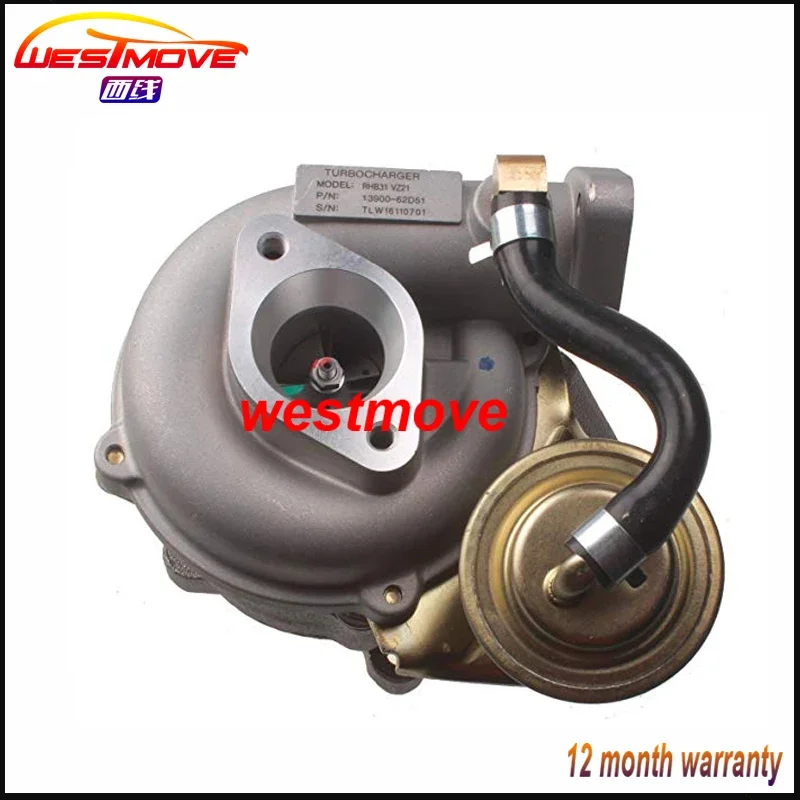 RHB31 turbo 13900-62D51 13900-62D50 turbocharger for SUZUKI Motorcycle engine : 4TNA YA1 F6AT F6A