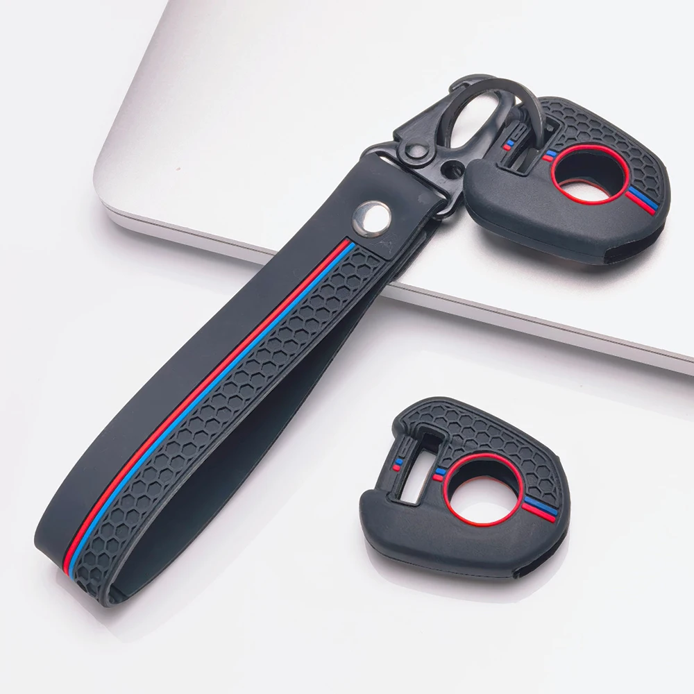 Key Fob Cover for For Honda CB650R CB400 CB500X CB500F CBR600RR CBR1000RR NC750X PCX160 Vario160 Racing Bike with Keychain
