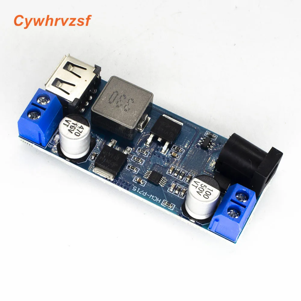 DC-DC 30W 9-36V to 5V 6A Step-down Buck Converter Power Module USB Charging 5A High Power XH-M249