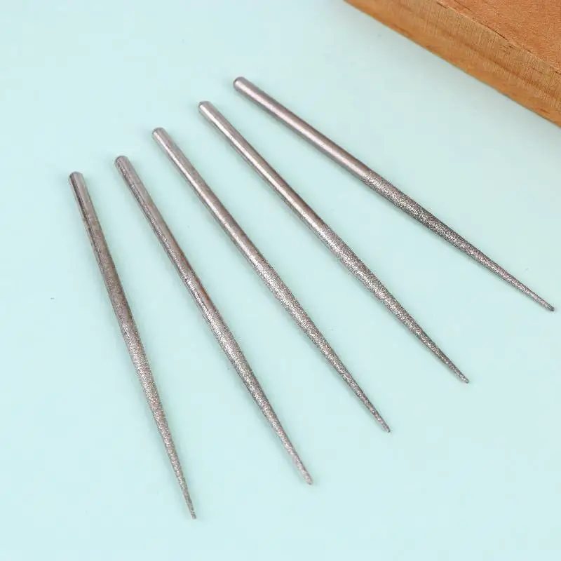 

Mini Drill Carving Needle 3mm Shank Reaming Bit Smooth Grinding Rods for Jewelry Electronics DIY Engraving
